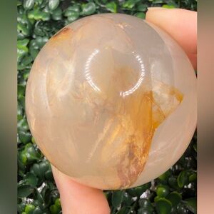 RARE Girasol Quartz Sphere w/ Golden Healer 66mm